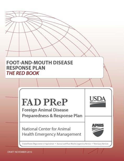 U.S. FMD response is based on USDA VS guidance Rapid control and eradication still the goal, but Animal/product movements from concentrated dairy, beef and swine sectors present a huge challenge Mass