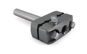 Components Fixed post clamps 5-Hole pin clamps with either one or two straight or 30 angled