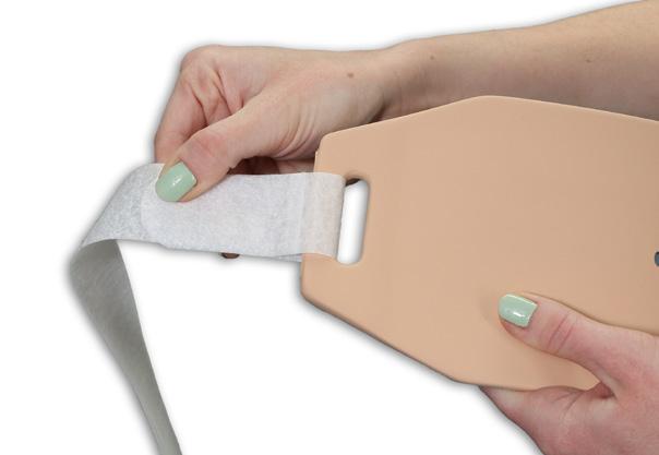 trainer is capable of. Ostomy Pouching Trainer is designed to be worn over clothing. The Ostomy Pouching Trainer pad is reversible and rotatable.