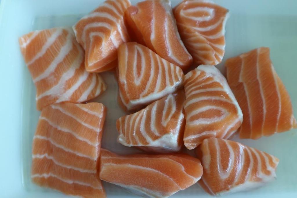 Fish with orange flesh Carotenoid pigment and