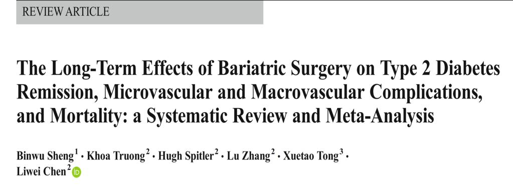 Bariatric surgery s