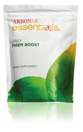 DAILY FIBER BOOST Delivers 12 grams of fiber in each serving, representing nearly half of the recommended daily allowance Heat-resistant blend of gluten-free grain and fruit fibers can be added to