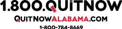 Alabama Medicaid Tobacco Treatment Coverage Covered Services/Medication 1. Free tobacco cessation counseling is provided through the Alabama Tobacco Quitline.