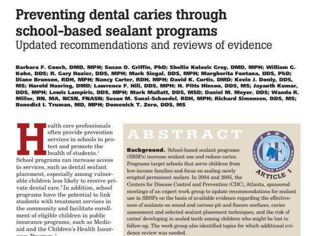 Toothbrush Prep Sealant retention is comparable whether