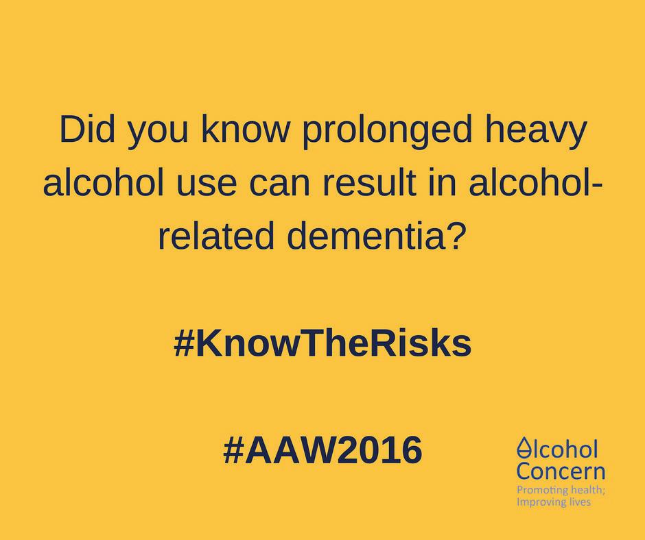 Alcohol & Dementia Prolonged heavy alcohol misuse can result in the development of alcohol-related dementia and Wernicke-Korsakoff s syndrome, an alcohol-related brain disorder that may not strictly