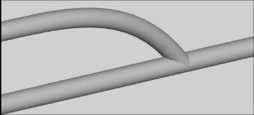 Juxta-Anastomotic Geometry Computational Fluid Dynamic Modelling suggests an obtuse shape leads to improved haemodynamics Standard End to Side AVF Configuration Obtuse Shape AVF Configuration Carroll