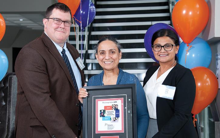 Amandeep Kaur, COO, Punjabi Community Health Services; Saba Baig, Project Lead, No Wrong Door Initiative, Peel Addiction Assessment and Referral Centre This year, the Mississauga Halton