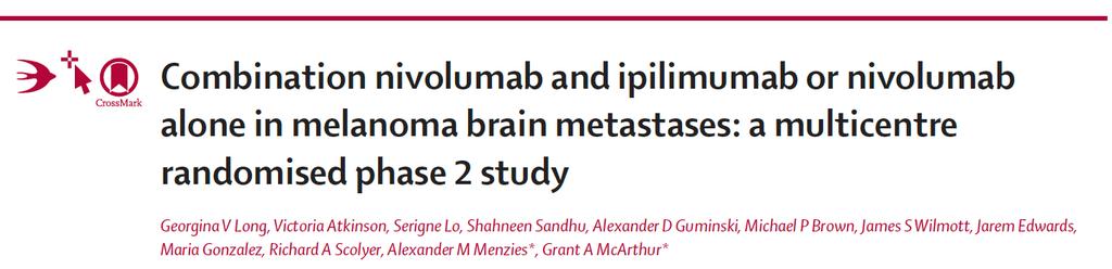 multicentre open-label randomised phase 2 trial Patients with asymptomatic brain metastases with no previous local brain