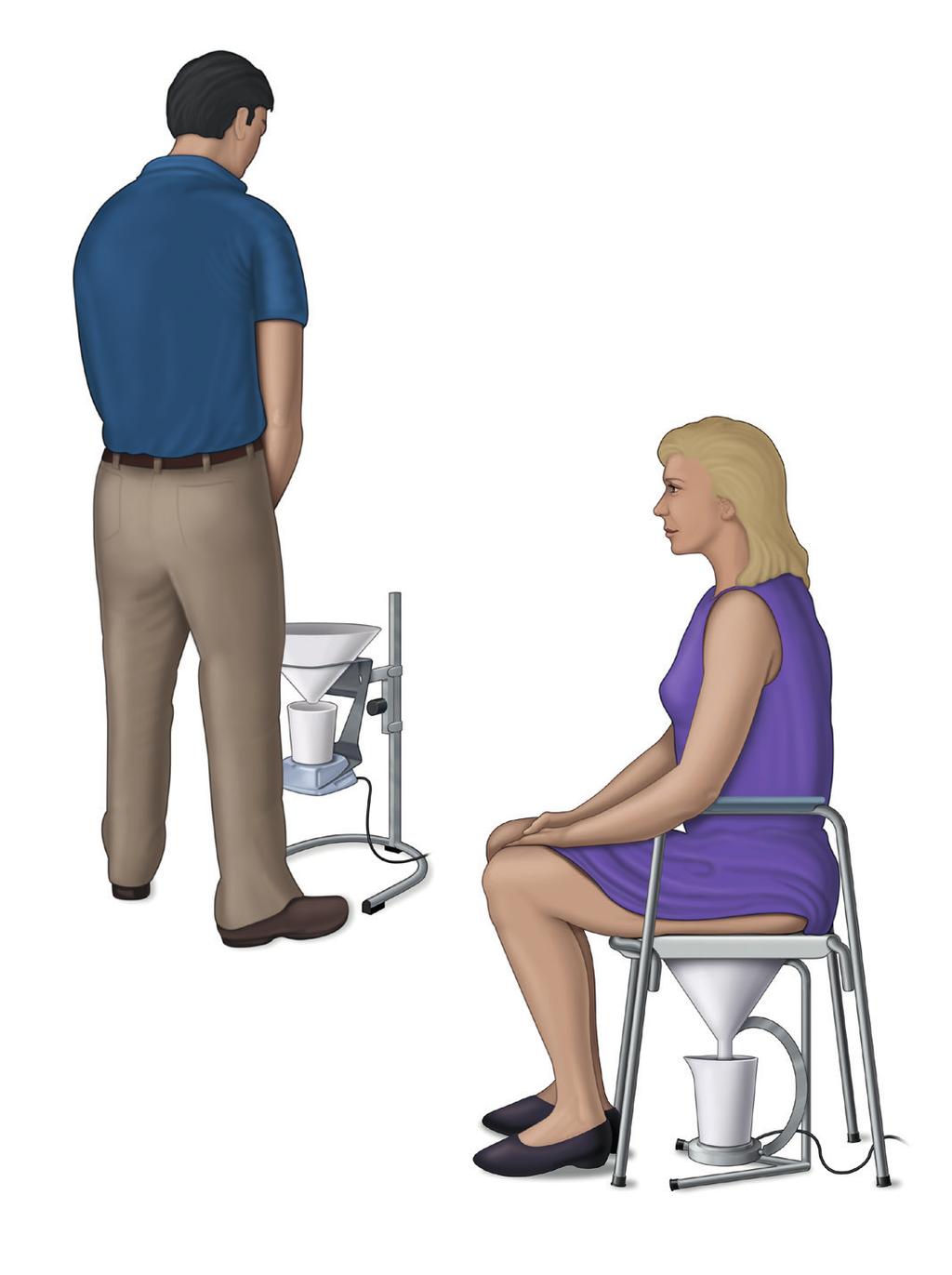Urine test You will need to give some of your urine for testing. The test will show if you have a urinary tract infection and if there are traces of blood or sugar in the urine.