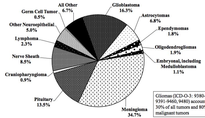 The average numbers of diagnoses patients above comprise are less than 10 patients. Discussion and Conclusion This research classified as descriptive type of number and distribution of CNS tumors.
