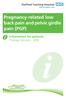 Pregnancy-related low back pain and pelvic girdle pain (PGP) Information for patients Therapy Services - MSK