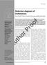 Molecular diagnosis of. leishmaniasis. Carlos Alberto P Tavares, Ana Paula Fernandes and Maria Norma Melo. Author Proof