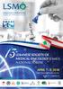13th LEBANESE SOCIETY OF MEDICAL ONCOLOGY (LSMO) NATIONAL FORUM APRIL 7-9, 2016 HILTON HABTOOR HOTEL BEIRUT - LEBANON CAN CER BEAT