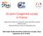 10 years Congenital survey in France