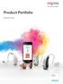 Product Portfolio. November Hearing Systems