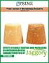 Effect of edible coating and packaging on microbiological characteristics of jaggery