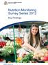 Nutrition Monitoring Survey Series 2012