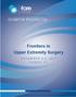 Frontiers in Upper Extremity Surgery
