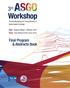 3 rd ASGO Workshop Overview Index... 77