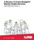 A Review of Crisis Skylight s Mental Health Services. Nicholas Pleace and Joanne Bretherton Centre for Housing Policy, University of York