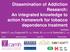 Dissemination of Addiction Research: An integrated knowledge to action framework for tobacco dependence treatment