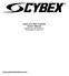 Cybex LCX-425T Treadmill Owner s Manual Cardiovascular Systems Part Number LT F