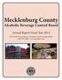 Mecklenburg County. Alcoholic Beverage Control Board. Annual Report Fiscal Year 2014