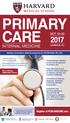 PRIMARY CARE INTERNAL MEDICINE OCT Register at PCIM.HMSCME.com CAMBRIDGE, MA. Updates, Innovations, Skills Development for PHYSICIANS, NPs, PAs