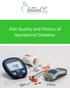 Diet Quality and History of Gestational Diabetes