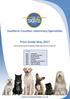 Southern Counties Veterinary Specialists. Price Guide May 2017
