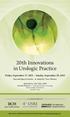 20th Innovations in Urologic Practice