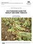 2014 FUNGICIDE GUIDE FOR BURLEY AND DARK TOBACCO
