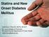 Statins and New Onset Diabetes Mellitus