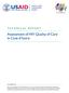 Assessment of HIV Quality of Care in Cote d Ivoire