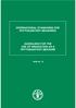 INTERNATIONAL STANDARDS FOR PHYTOSANITARY MEASURE GUIDELINES FOR THE USE OF IRRADIATION AS A