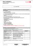 SAFETY DATASHEET According to Regulation (EG) Nr. 1907/2006 (REACH) Revision date: Print date: