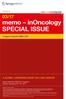 memo inoncology SPECIAL ISSUE