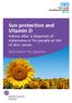 The Leeds Teaching Hospitals NHS Trust Sun protection and Vitamin D