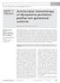 Antimicrobial chemotherapy of Mycoplasma genitaliumpositive. urethritis. Review