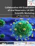 Collaborative HIV Eradication of viral Reservoirs: UK BRC Scientific Workshop 4 th December 2015