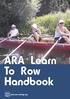 ARA Learn To Row Handbook