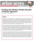 Feeding the Modern Broiler Breeder A Holistic Approach By Dr. Marcelo Silva, Nutritionist, Aviagen Ltd.