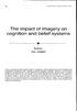 The impact of imagery on cognition and belief systems