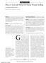 ORIGINAL ARTICLE. Effect of Acid and Pepsin on Glottic Wound Healing