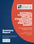 NATIONAL CONSENSUS PROJECT STAKEHOLDER STRATEGIC DIRECTIONS SUMMIT