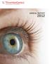 Content. 2 Annual Report 2012 THROMBOGENICS