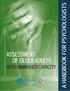 Assessment of Older Adults with Diminished Capacity: A Handbook for Psychologists