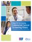 Steps for Increasing. Colorectal Cancer Screening Rates: A Manual for Community Health Centers