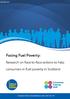Facing Fuel Poverty: Research on face-to-face actions to help consumers in fuel poverty in Scotland