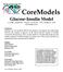 CoreModels Glucose-Insulin Model A CORE LEARNING GOALS ACTIVITY FOR SCIENCE AND MATHEMATICS